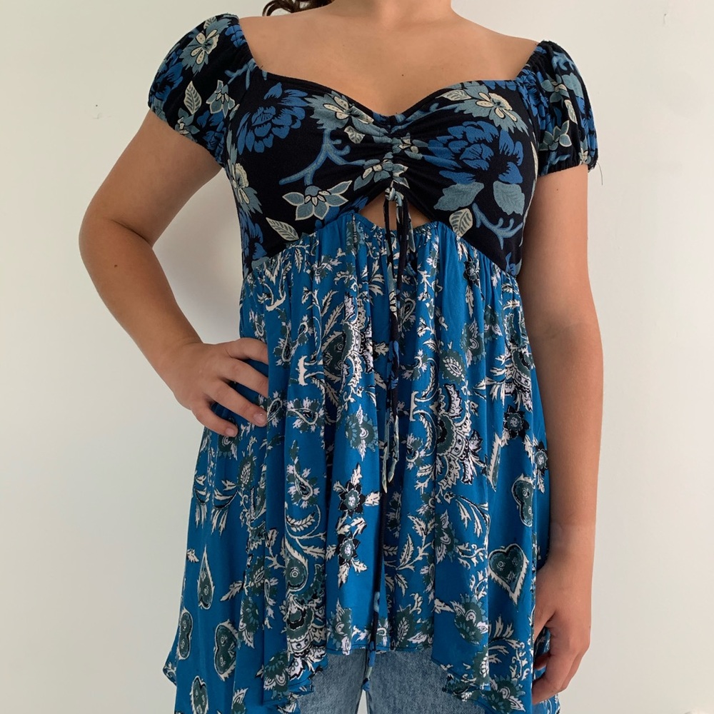 Free People Babydoll blouse